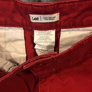 Lee Red/Orange Capri Pants 8P